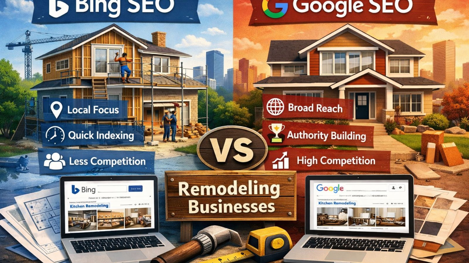 Bing SEO vs Google SEO for Remodeling Businesses