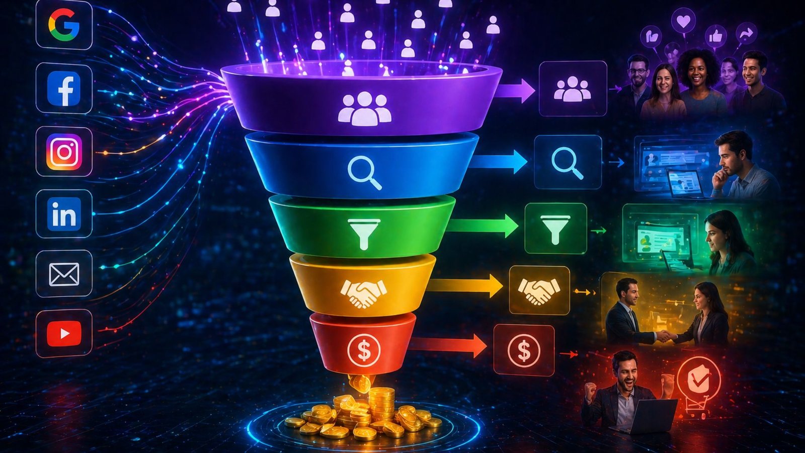 Contractor Digital Marketing Funnel Stages That Turn Clicks Into Paying Clients